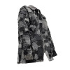 DiZNEW Bulk wholesale men's Gery patchwork denim jacket brand clothing | Jean Jacket Manufacturer