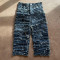 DiZNEW Custom high quality streetwear baggy ripped distressed baggy double layer waist denim jeans for men