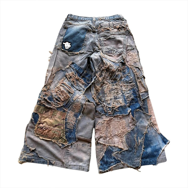 Custom Punk Style Jeans