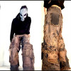 DiZNEW Professional Custom Punk Style Distressed Jeans - Unique Designs & High-Quality Handcrafted Denim