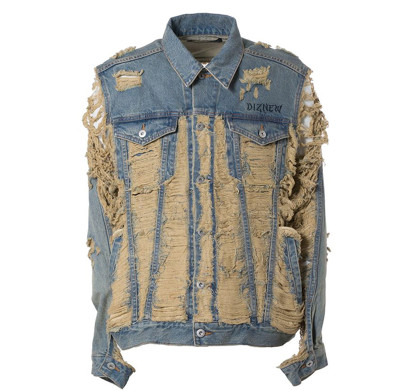 DiZNEW High-Quality Custom Denim Jackets | Low MOQ Factory Direct | Unique Distressed Design