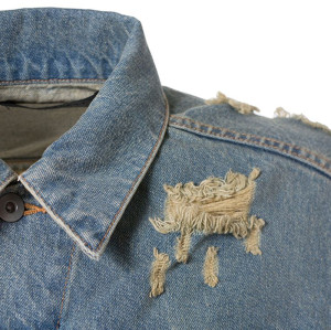 DiZNEW High-Quality Custom Denim Jackets | Low MOQ Factory Direct | Unique Distressed Design