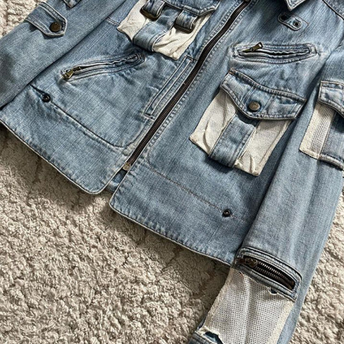 Vestes en denim personnalisées haut de gamme DiZNEW | Faible MOQ | Directement du fabricant