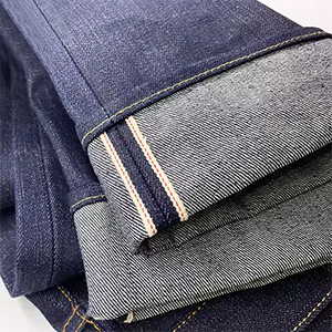 Denim mit roher Selvage-Struktur