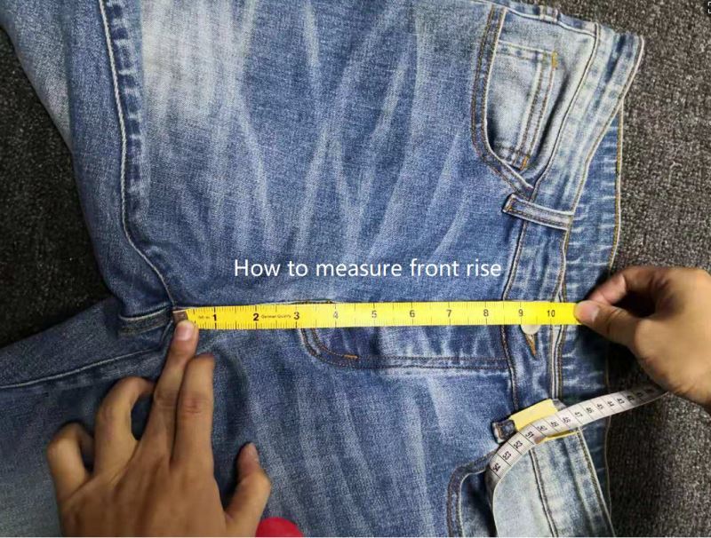 how to measure front rise