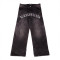 DiZNEW Customized Black Denim Jeans - Unique Design & High-Quality Farbic