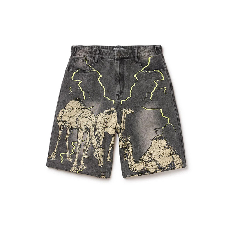 Print Denim Shorts Manufacturer