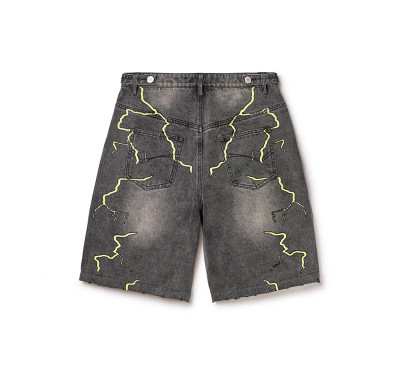 Shorts de mezclilla con estampado de camellos personalizados de DiZNEW: ropa de verano única y elegante