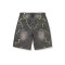 DiZNEW Custom Camel Print Denim Shorts - Unique & Stylish Summer Wear