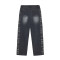 Custom Embellished Denim Jeans with Decorative Studs - Sparkle & Style