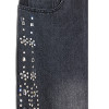 DiZNEW Custom Embellished Denim Jeans with Decorative Studs - Sparkle & Style