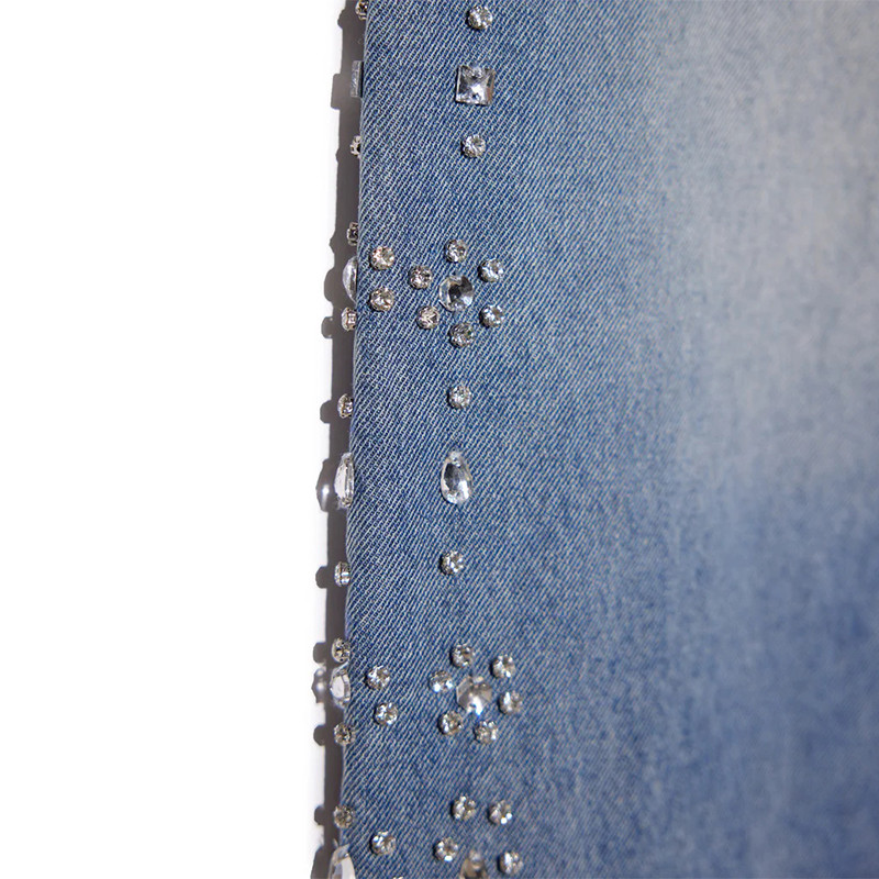  Custom Embellished Denim Jeans