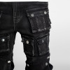 DiZNEW Custom Cargo Pocket Denim Jeans - Unique Design & Premium Quality