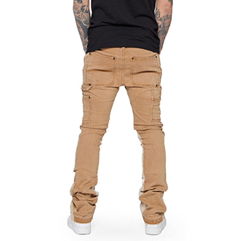 Jean extensible peint sur mesure