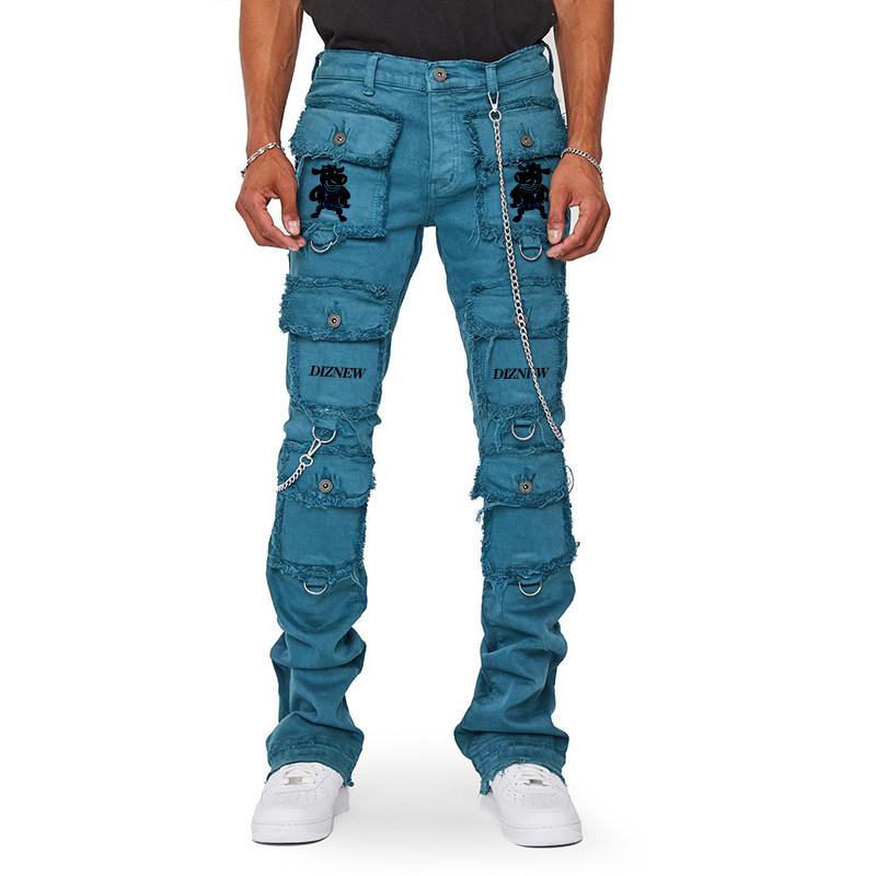 Fabricant de jeans à poches cargo