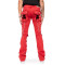 Custom Red Cargo Distressed Jeans | Wholesale Denim Fashion Suppliers DiZNEW