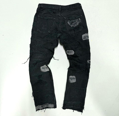 Custom Black Denim Jeans | Distressed Wholesale Men's Jeans Suppliers