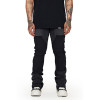 Custom Black Patchwork Stacked Skinny Jeans - Expert Denim Factory | DiZNEW