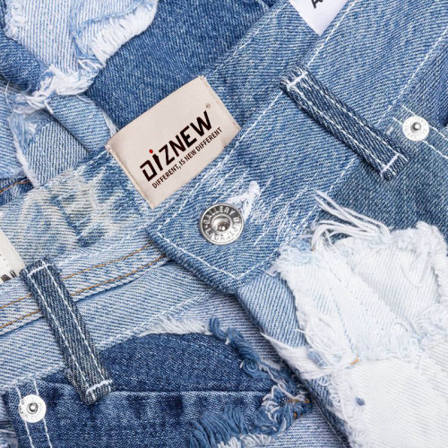 Wholesale Patchwork Flared Denim Jeans - Expert Denim Factory | DiZNEW