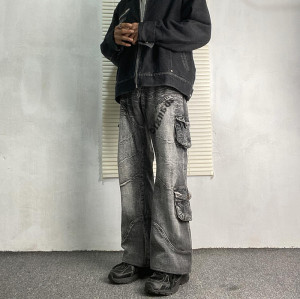 Wholesale Retro Cargo Denim Pants - Premier Denim Manufacturer | DiZNEW