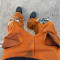 Wholesale Patchwork Orange Washed Stacked Jeans - Premier Denim | DiZNEW
