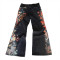 Wholesale Hand-Painted Black Flared Jeans - Premier Denim Manufacturer | DiZNEW