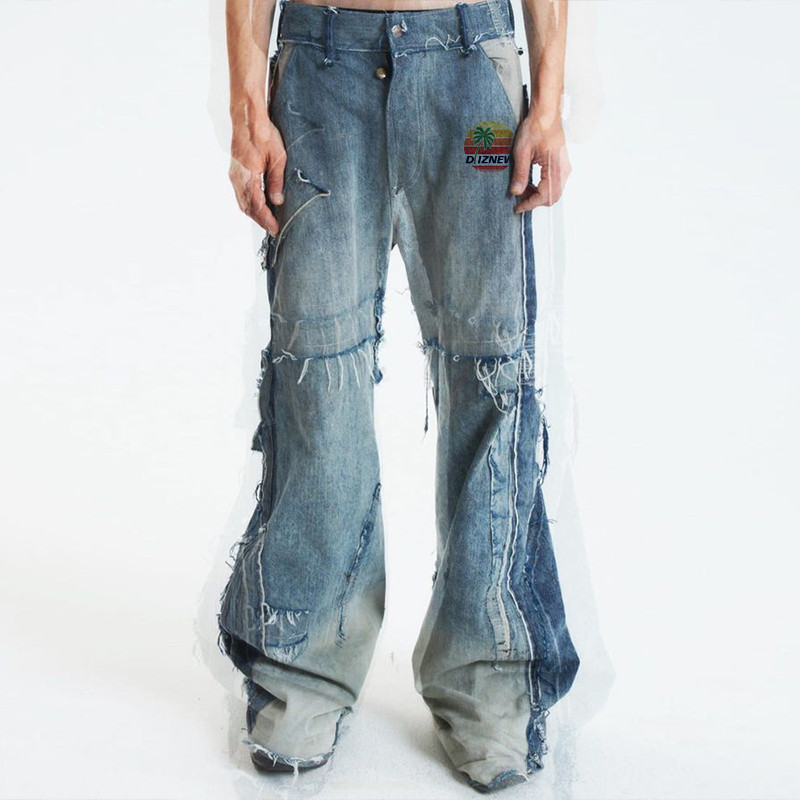 Wholesale Distressed Flared Jeans