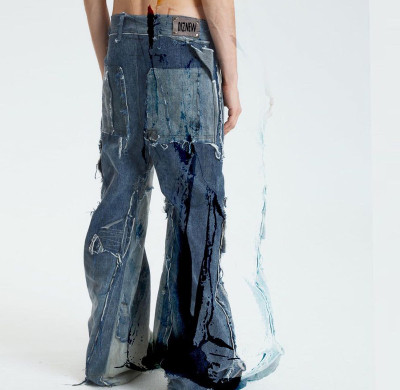 Wholesale Vintage Distressed Flared Jeans - Premier Denim Manufacturer | DiZNEW