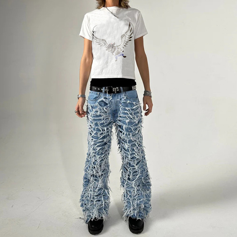 Bespoke Shredded Jeans