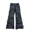 Bespoke Shredded Textured Flared Jeans - High-End Denim Manufacturer | DiZNEW