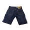 Custom Two-Tone Frayed Denim Shorts - Premium Denim Tailoring | DiZNEW