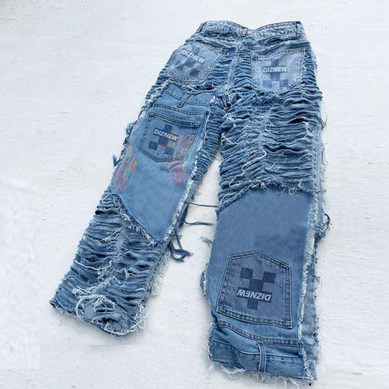 Custom Patchwork Jeans