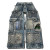Custom Cargo Jeans with Washed Finish & Utility Pockets