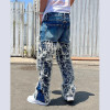 Bespoke Shredded Distressed Blue Jeans for Men – Custom Ripped Denim | DiZNEW