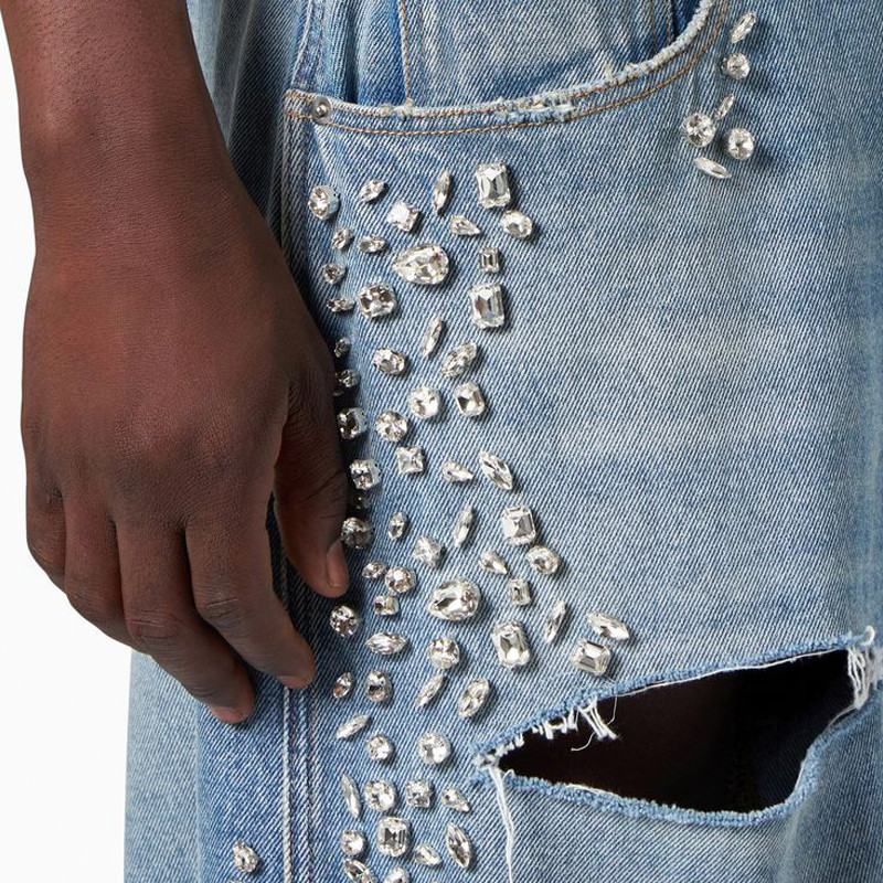 Wholesale Silver Studs Jeans