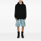 Wholesale Men’s Denim Patchwork Printed Cargo Shorts with Graphic Details