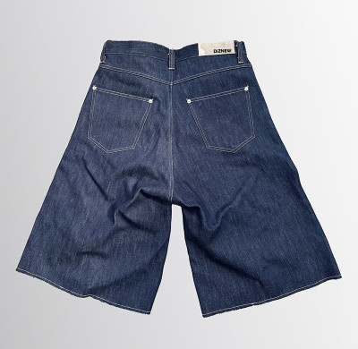 Custom Men's Designer Denim Shorts with Stitching
