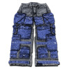 DiZNEW Patchwork Jeans with Functional Pocket Design for Streetwear Enthusiasts