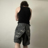 DiZNEW Innovative Denim-Shorts mit verstellbaren Frontpanels für einzigartigen Streetwear-Style