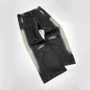 DiZNEW Custom Washed Black Denim Pants mit einzigartigem Bleich- und Distressed-Design