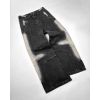 DiZNEW Custom Washed Black Denim Pants mit einzigartigem Bleich- und Distressed-Design