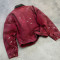 Wholesale Fade Washed Red Canvas Jacket with Distressed Details DiZNEW