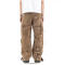 Custom Multi-pocket Brown Cargo Jeans for Men - Functional and Stylish