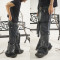 Custom Multi-Pocket Utility Jeans with Detachable Straps for Streetwear Fashion