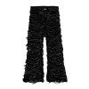 DiZNEW Unique Distressed Denim Jeans with Intricate Strapped Design for Urban Fashion