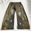 Benutzerdefinierte Herren Jeans Y2K Jeans Retro Fashion Street Patchwork Boot Cut Jeans Hose