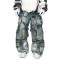 Custom Wholesale Men's Loose Hip Hop Denim Work Pants Jeans with Cargo Pockets