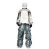 Benutzerdefinierte Großhandel Herren lose Hip Hop Denim Arbeitshose Jeans mit Cargo-Taschen