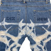Maßgefertigte zerfetzte Distressed-Jeans aus Denim – Auffällige und einzigartige Streetwear