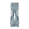 Custom Wholesale Skull-Printed Vintage Denim Pants – Unique Wide-Leg Jeans